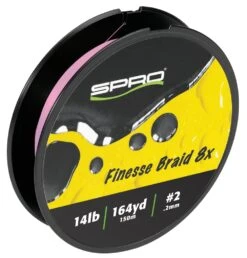 SPRO Finesse Braid 8x Flash Pink 164 Yards -Professional Fishing Store 39781706137689