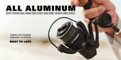 13 Fishing AL13 Saltwater Spinning Reel -Professional Fishing Store AL13 All Aluminum Exp Page01
